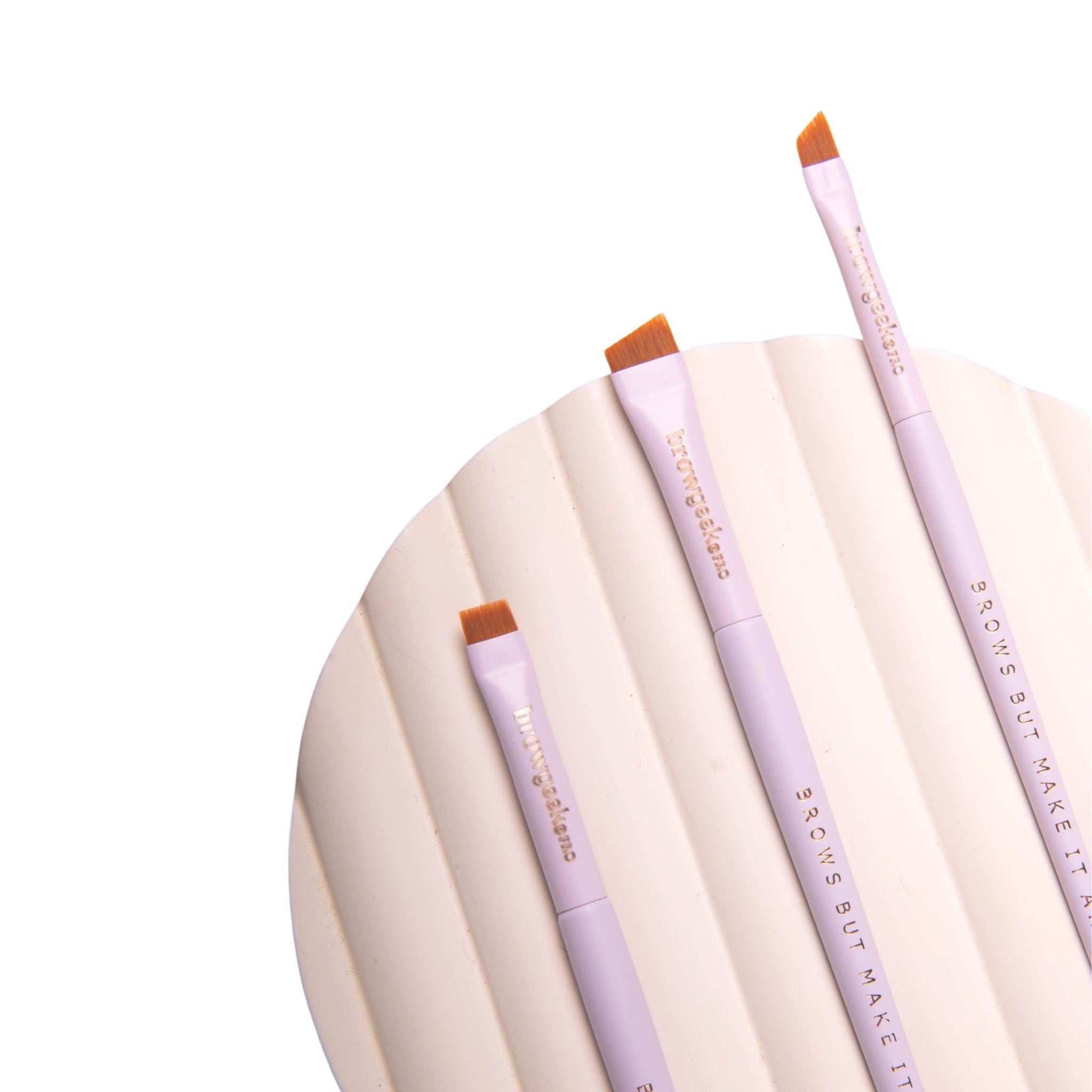 CHATEAUDEBELLE X THE BROW GEEK BRUSH COLLECTION - BROWS BUT MAKE IT ART 💜 The Brow Geek