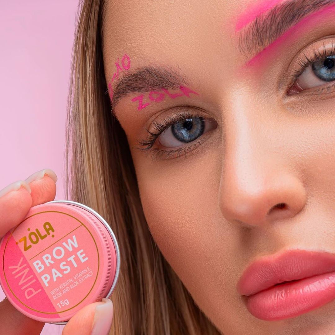 Zola Brow Paste in 6 kleuren, inclusief speciale blauwe editie in samenwerking met Viktorina Vika.