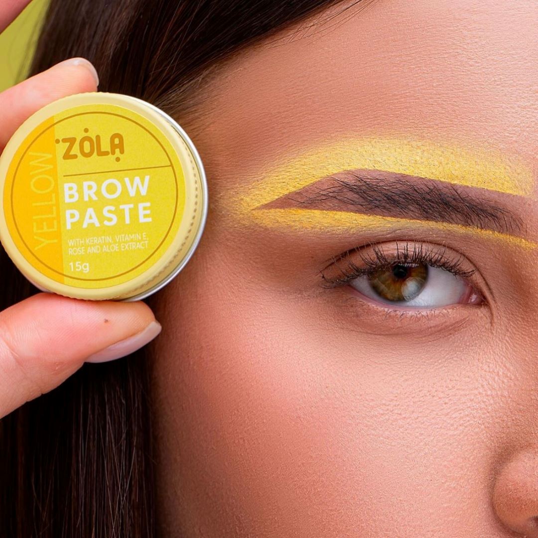 Zola Brow Paste in 6 kleuren, inclusief speciale blauwe editie in samenwerking met Viktorina Vika.