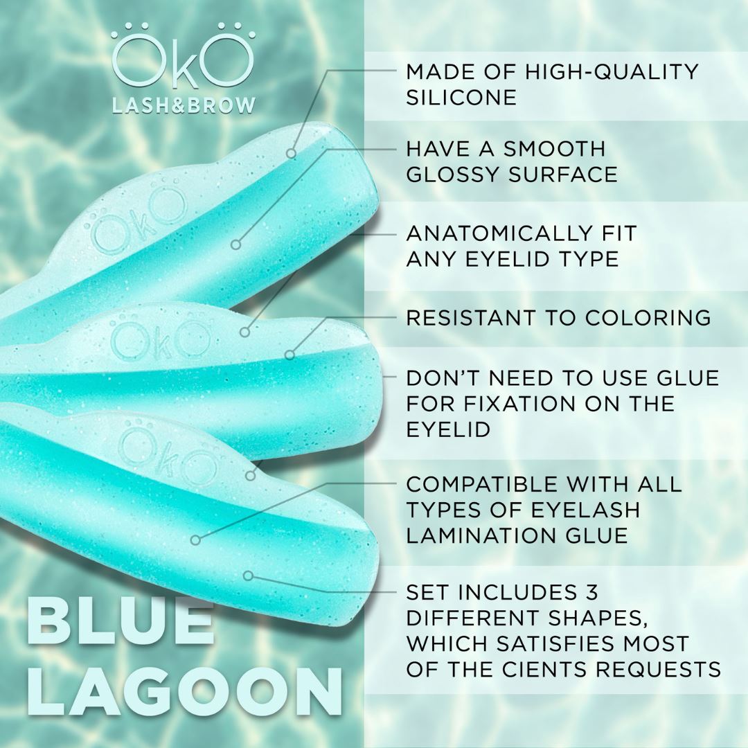 OKO | LASH LIFT SHIELDS | BLUE LAGOON OKO