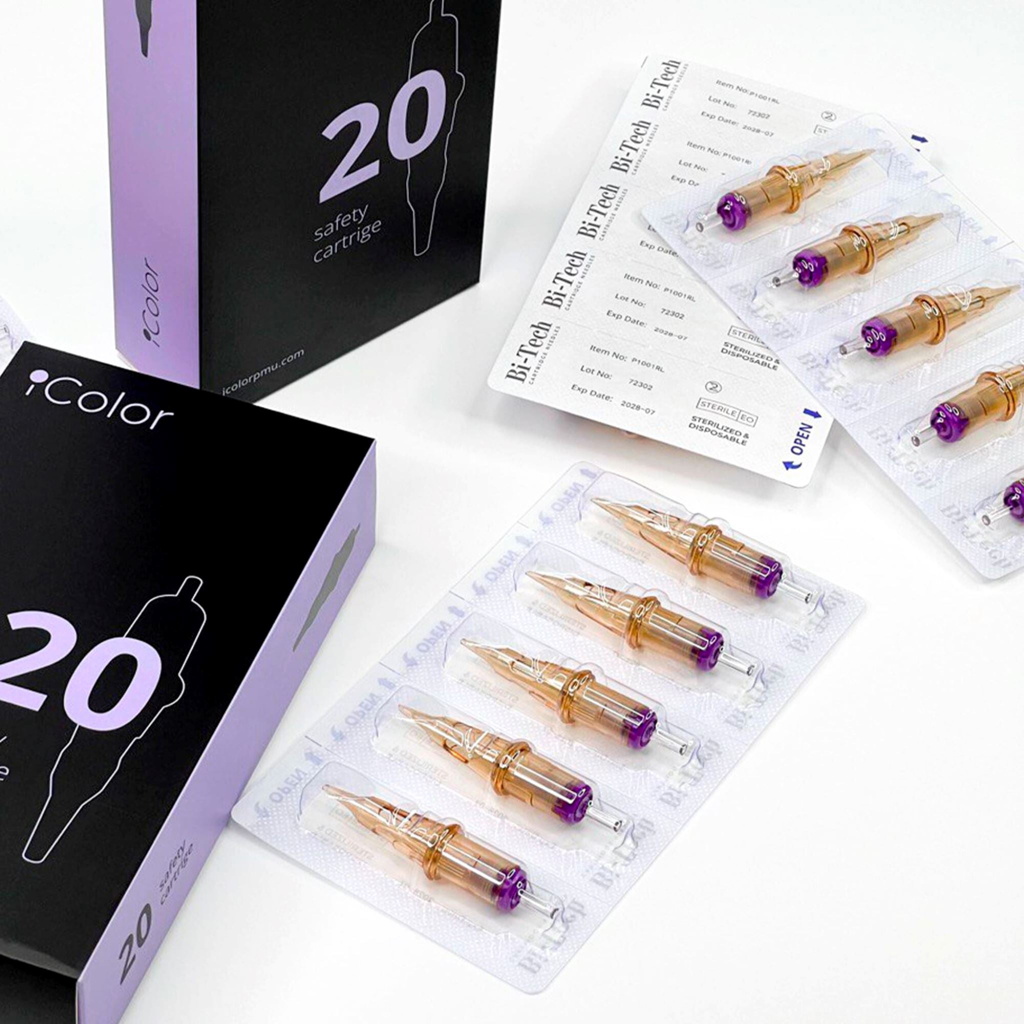 iCOLOR | BI-TECH CARTRIDGES 35/1RLLT - 20 stuks iCOLOR