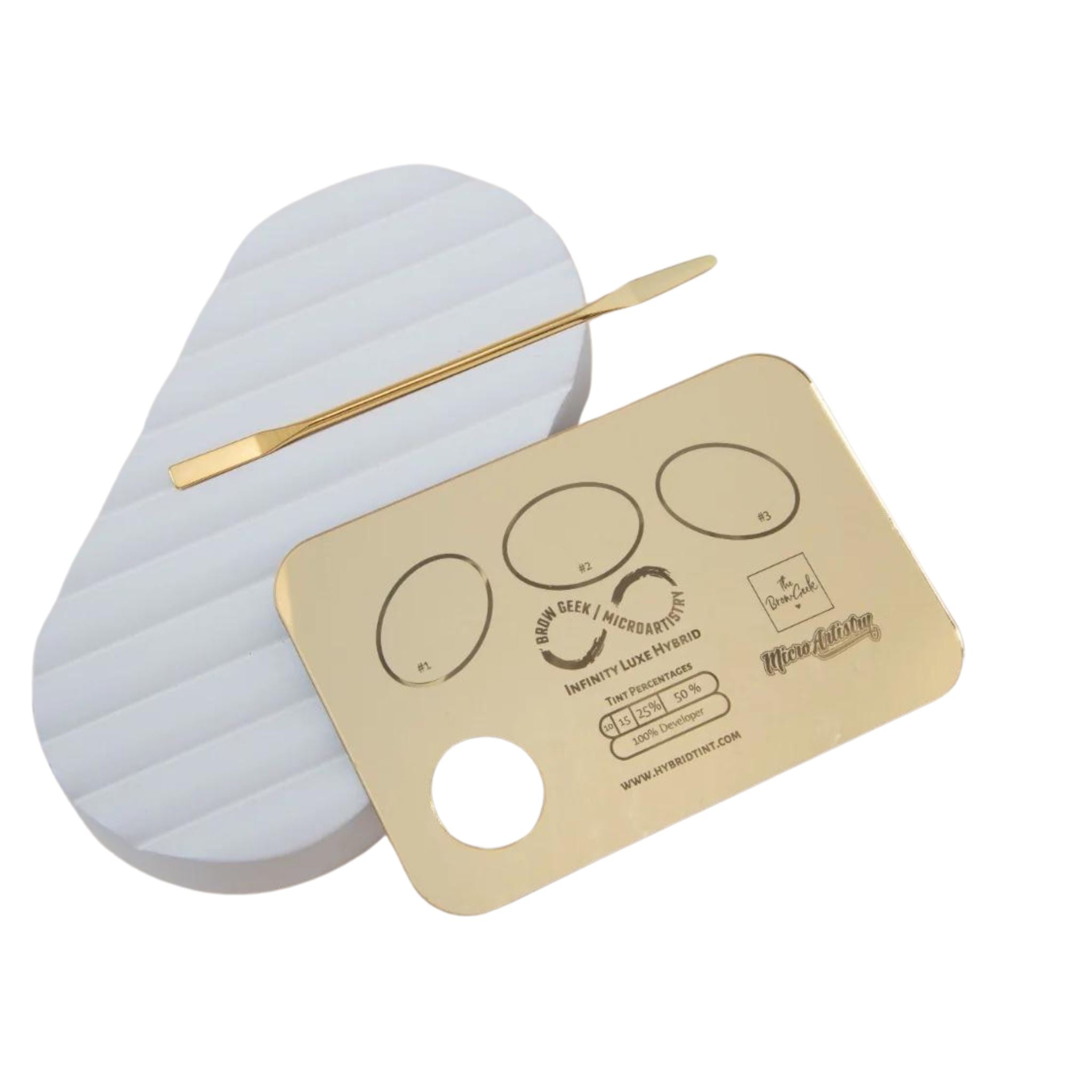 INFINITY | Lift & Tint Palette Gold with Buff & Blend Brush infinity