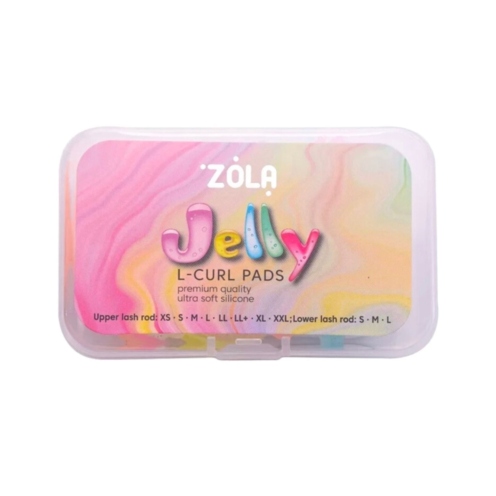 Jelly L-Curl Shields Hybrid shields met zachte krul. Set met 11 maten voor bovenste en onderste wimpers.