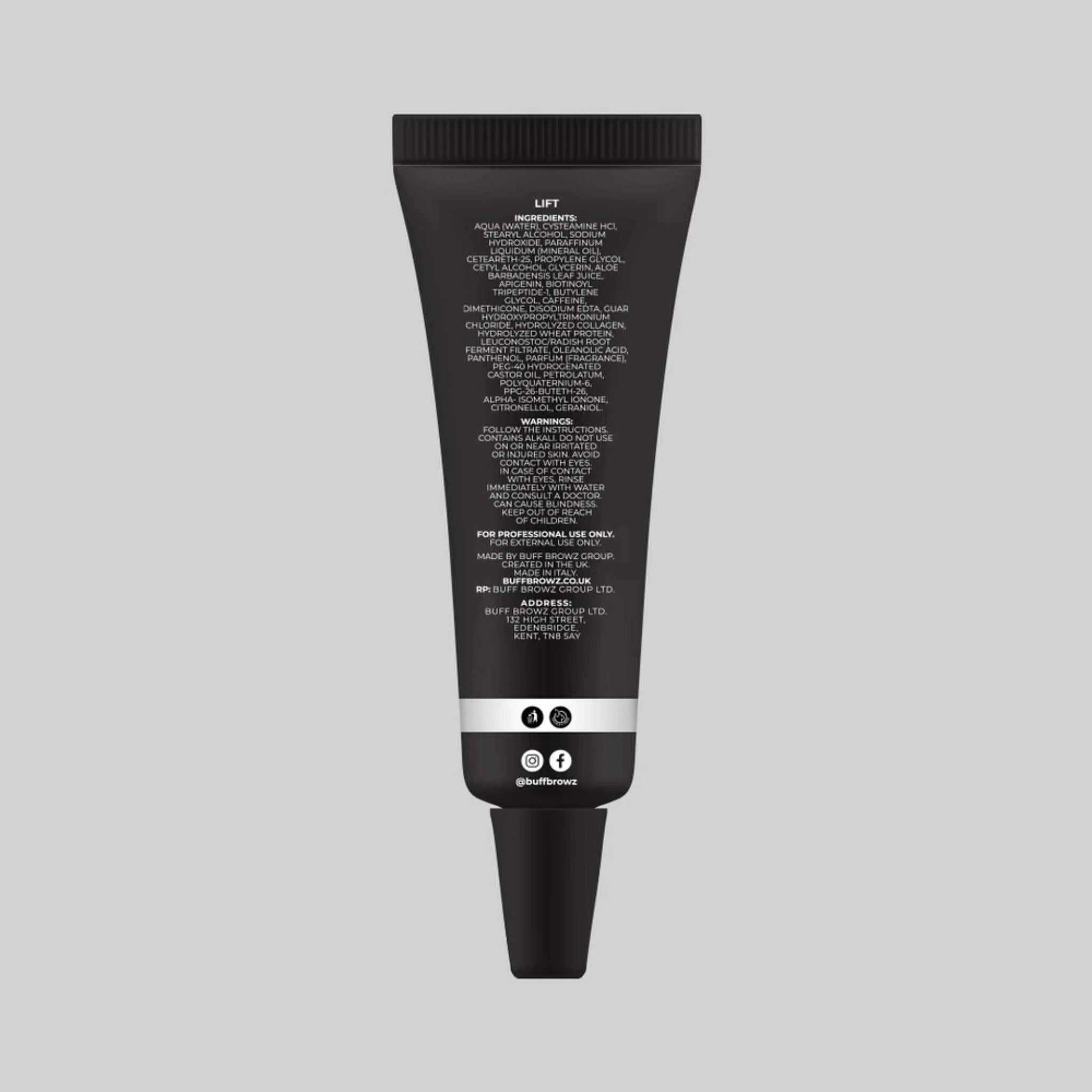 BUFF BROWZ & LASHES | CYSTEAMINE BROW LAMINATION | Step 1 - Tube 15ml buff browz & lashes