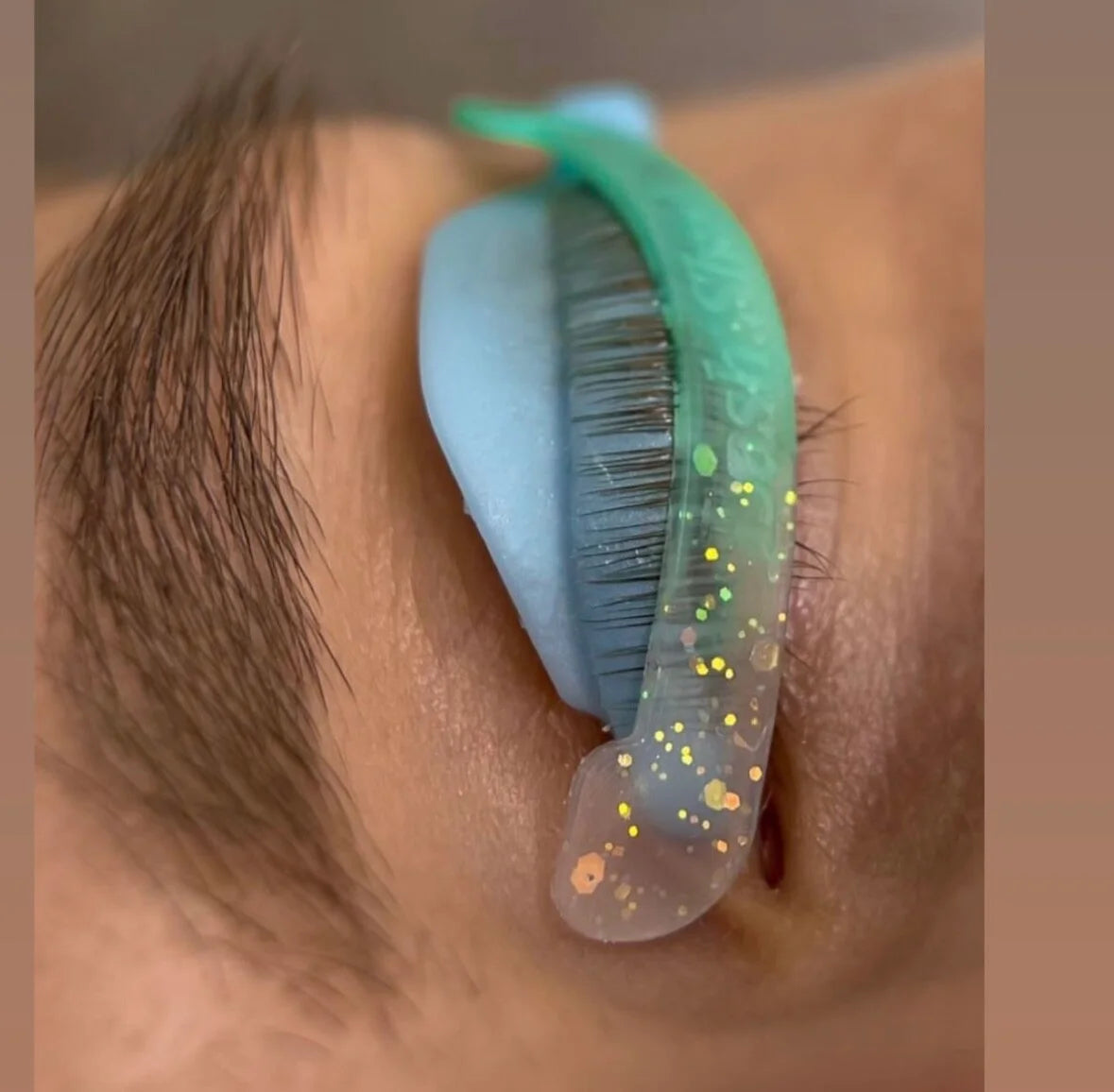 LASH SHADE | LASH LIFT COMPENSATORS Lash Shade Turquoise + Glitters