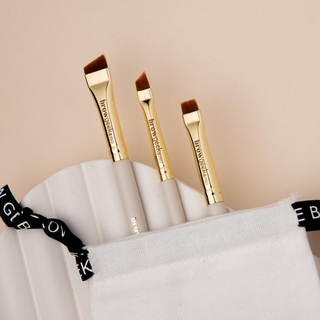 THE BROW GEEK | PRO HYBRID BRUSH SET The Brow Geek