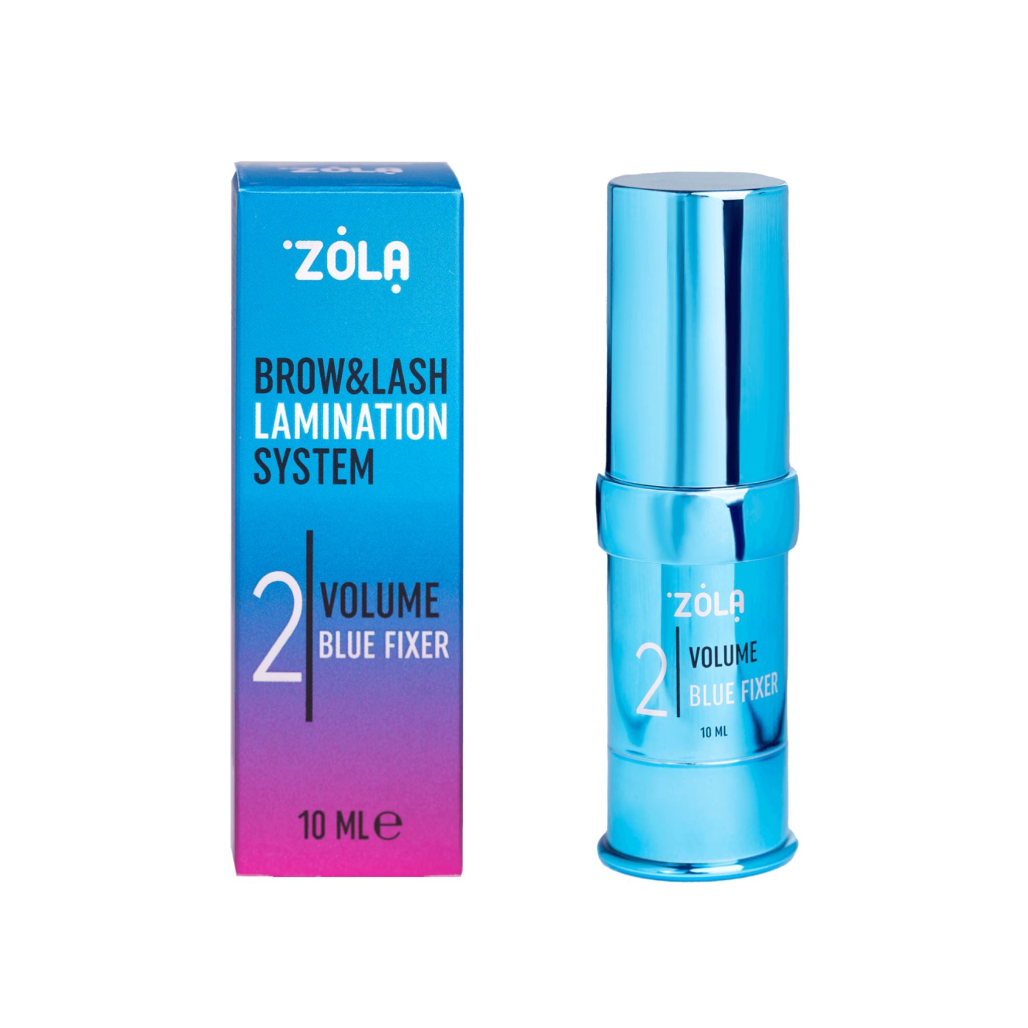 ZOLA COLOR LAB Step 2 Volume Blue Fixer blauwe lamination lotion met kortere inwerktijd