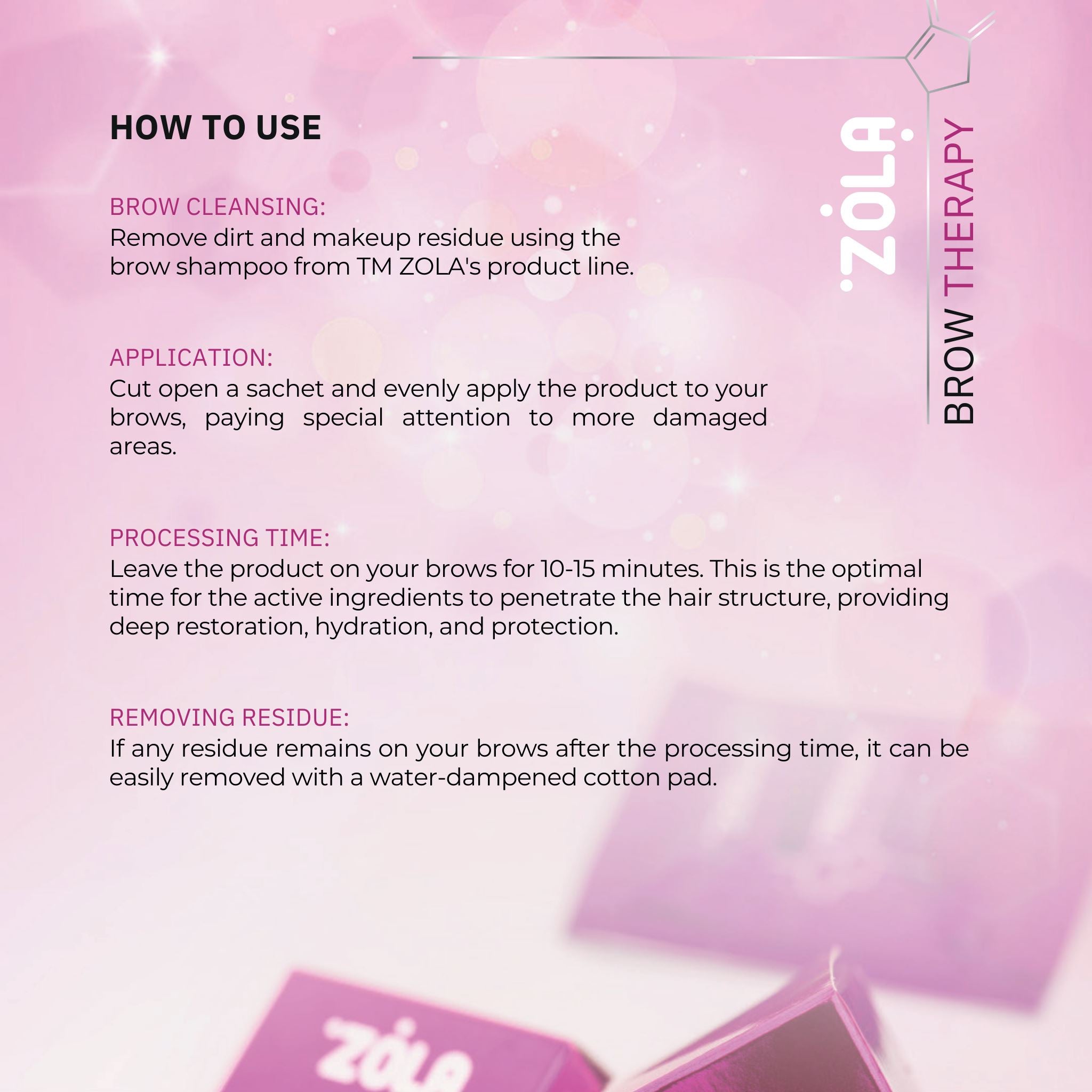 retail: ZOLA | 4 STUKS -BROW THERAPY 10x1.5ml ZOLA