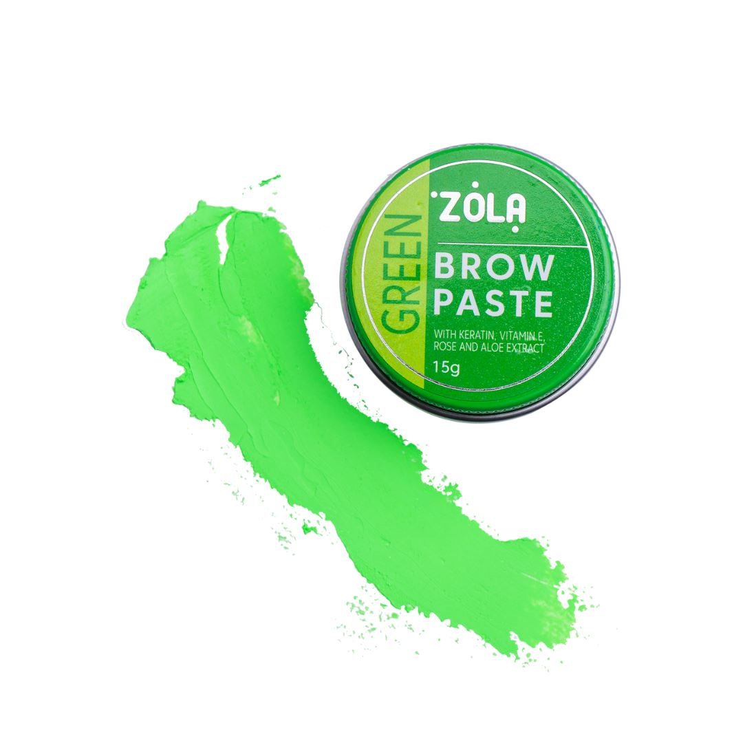 Zola Brow Paste in 6 kleuren, inclusief speciale blauwe editie in samenwerking met Viktorina Vika.