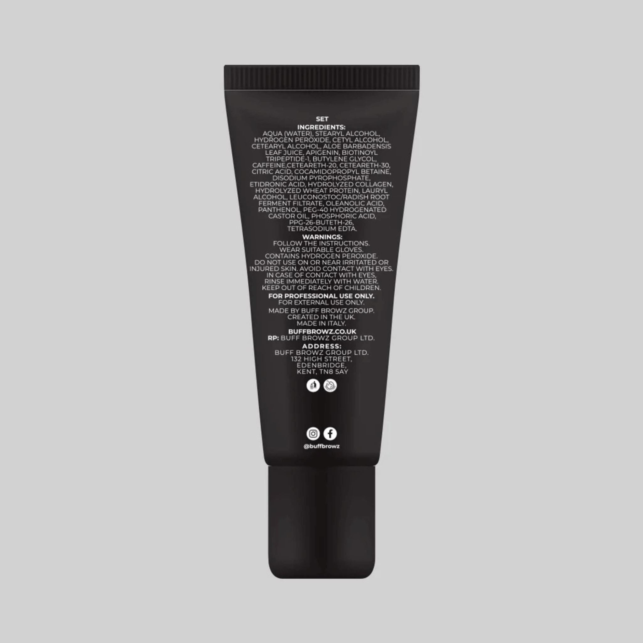 BUFF BROWZ & LASHES | CYSTEAMINE BROW LAMINATION | Step 2 - Tube 15ml buff browz & lashes