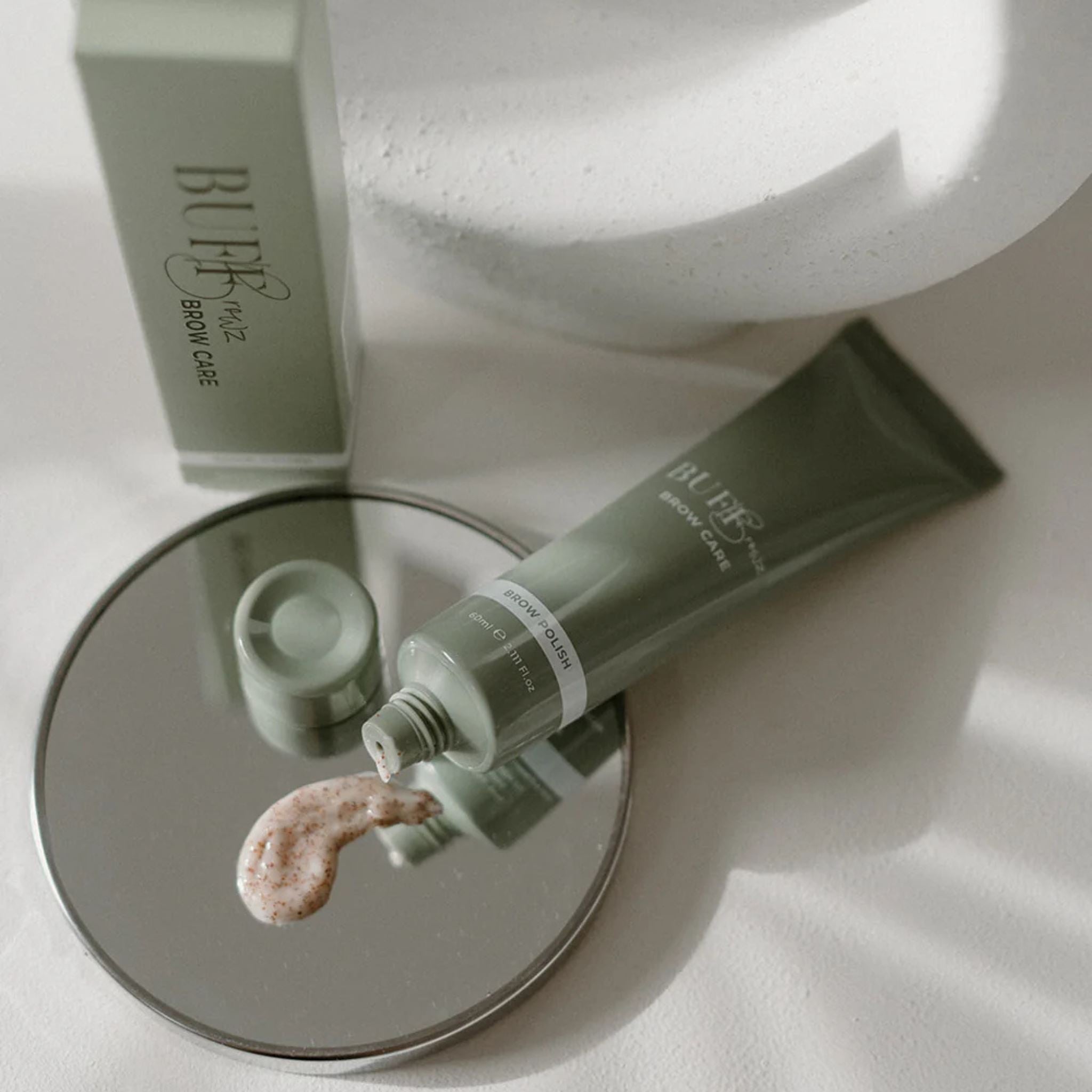 BUFF BROWZ & LASHES | Brow Polish Scrub- 60ml scrub buff browz & lashes