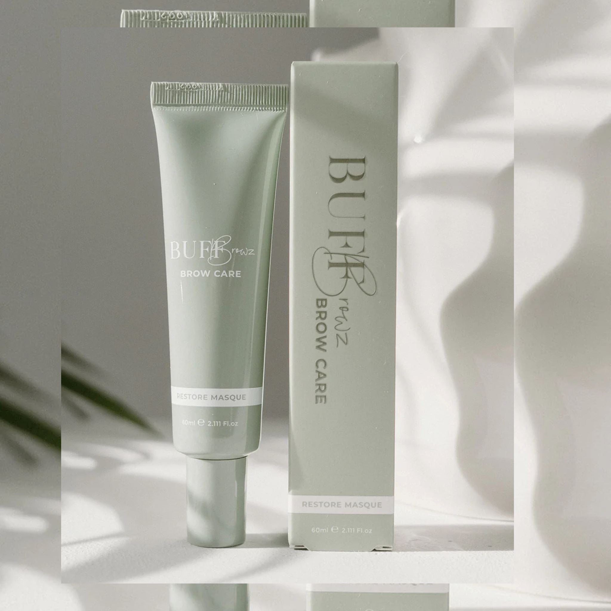 BUFF BROWZ & LASHES | Brow Restore Masque - 60ml shampoo buff browz & lashes