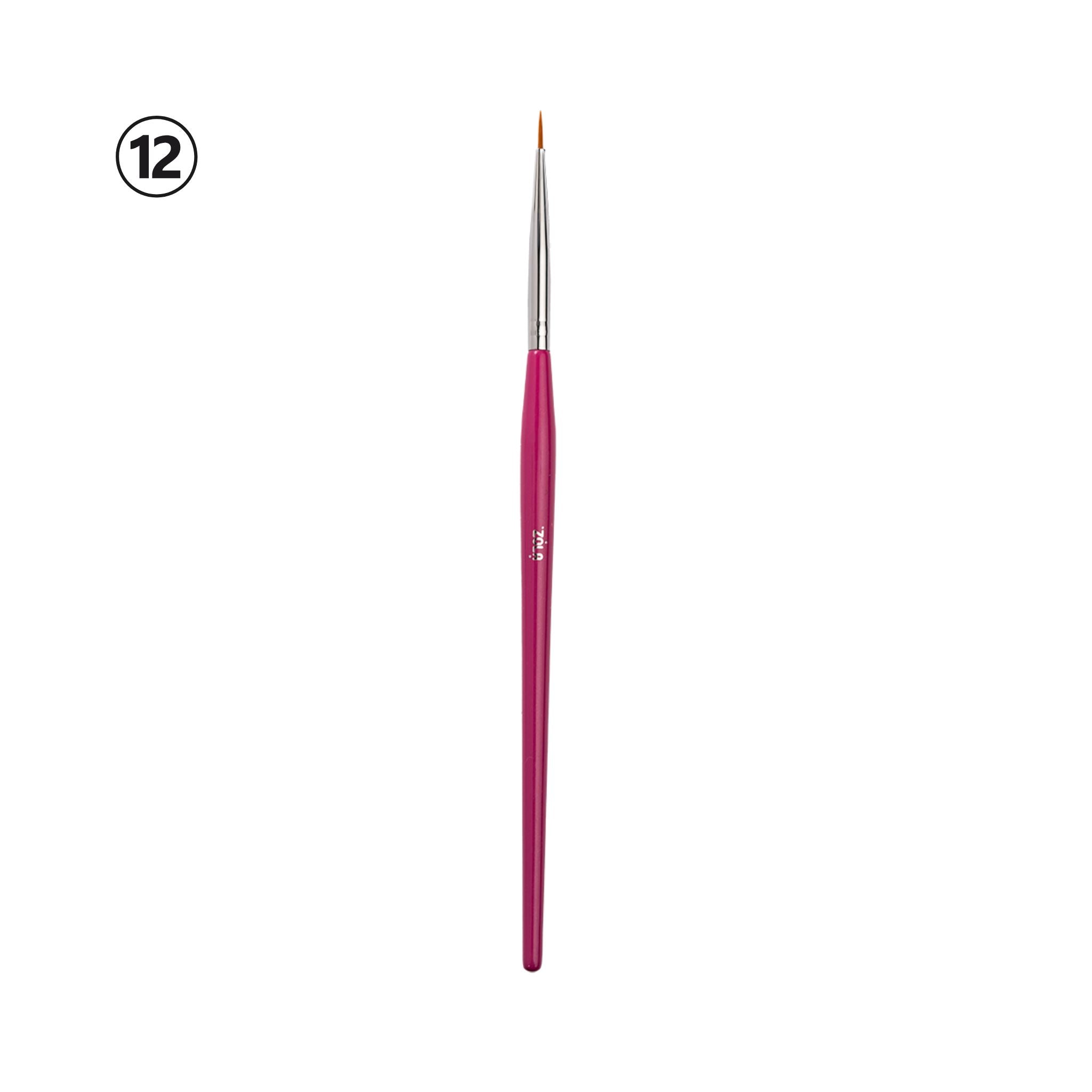 Zola Eyebrow Brush 12 fijne kwast van synthetisch haar voor precisie bij wenkbrauwdetaillering
