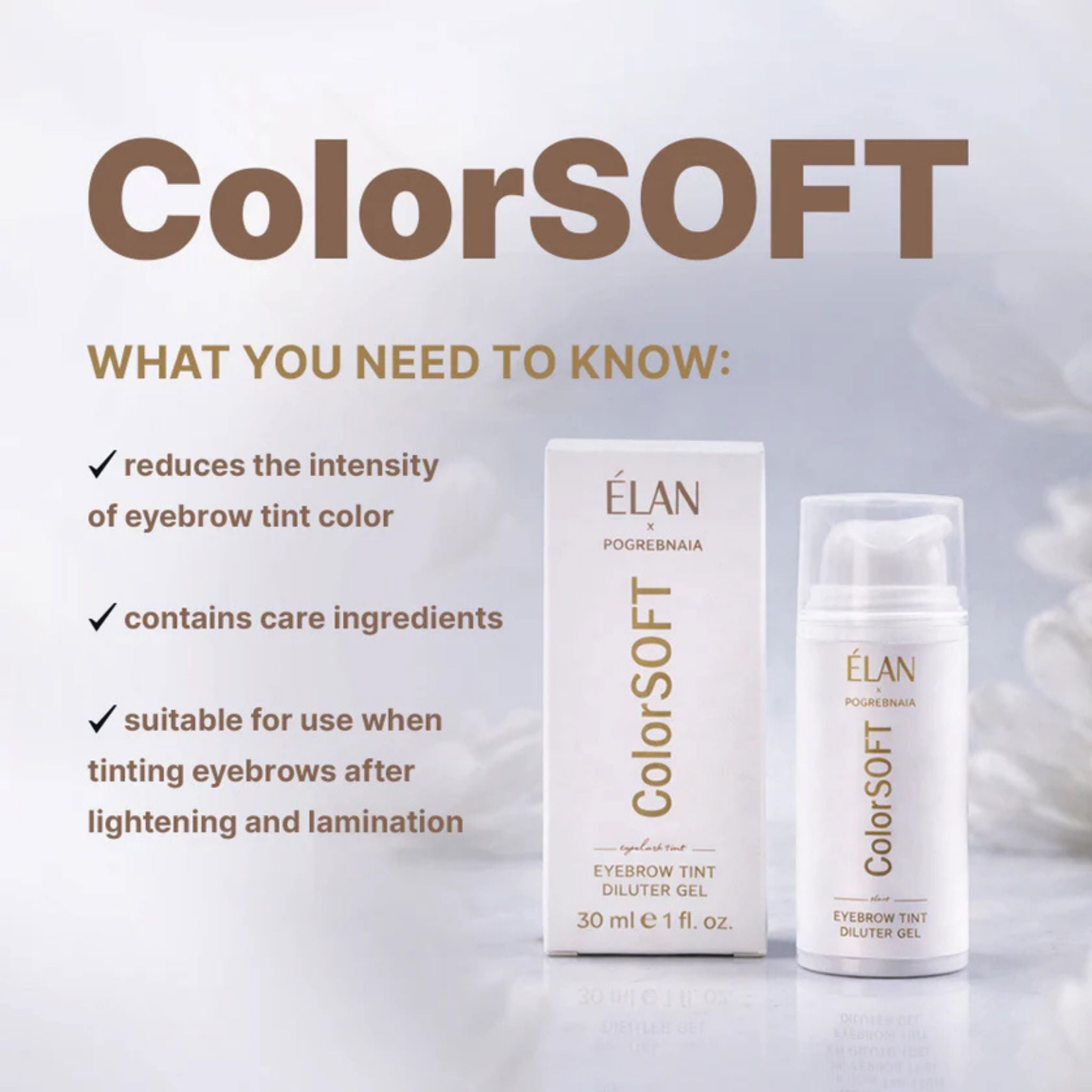 ÉLAN | ColorSOFT Eyebrow Tint Diluter Gel