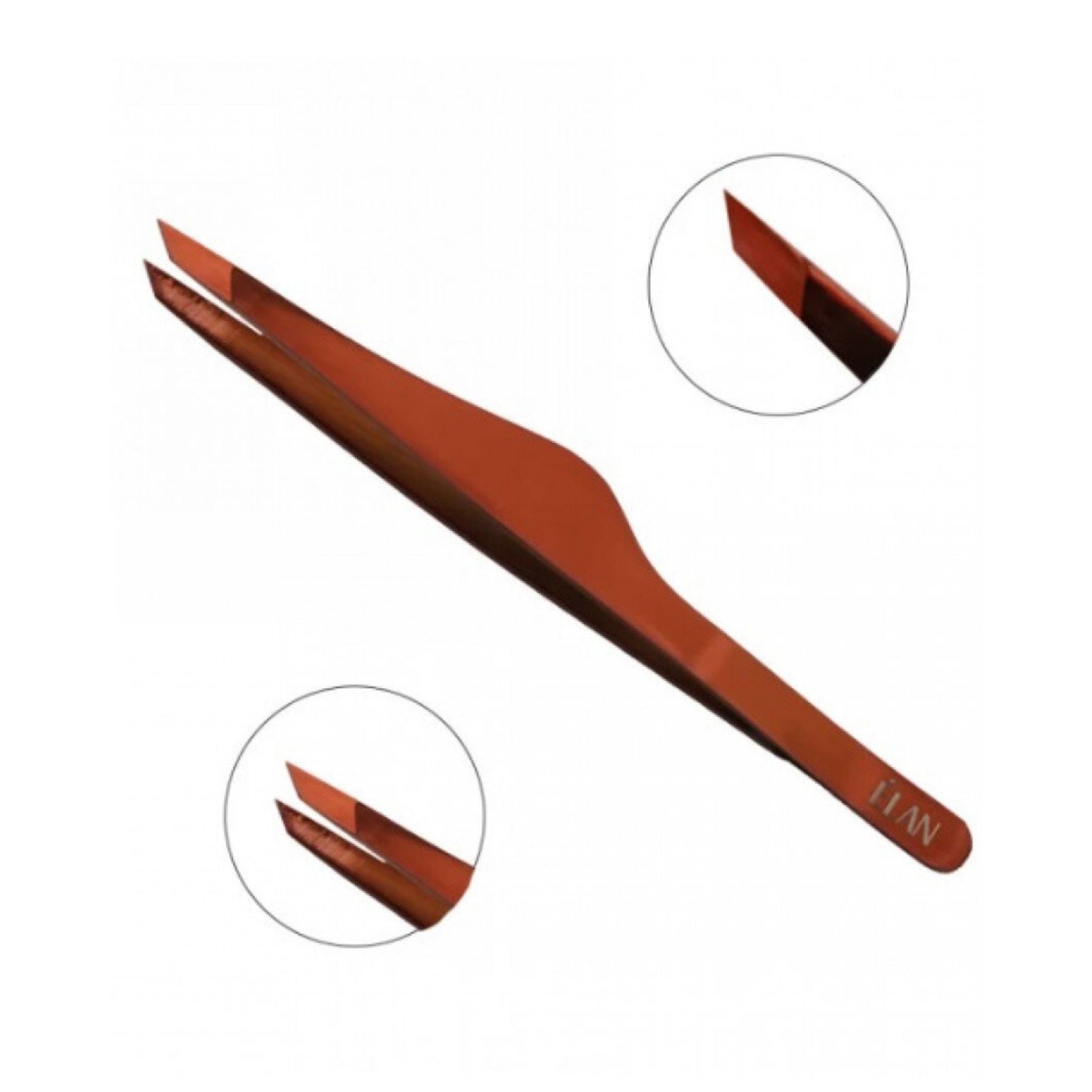ÉLAN Easy Tweezers Professional Slant Tip Eyebrow Tweezers