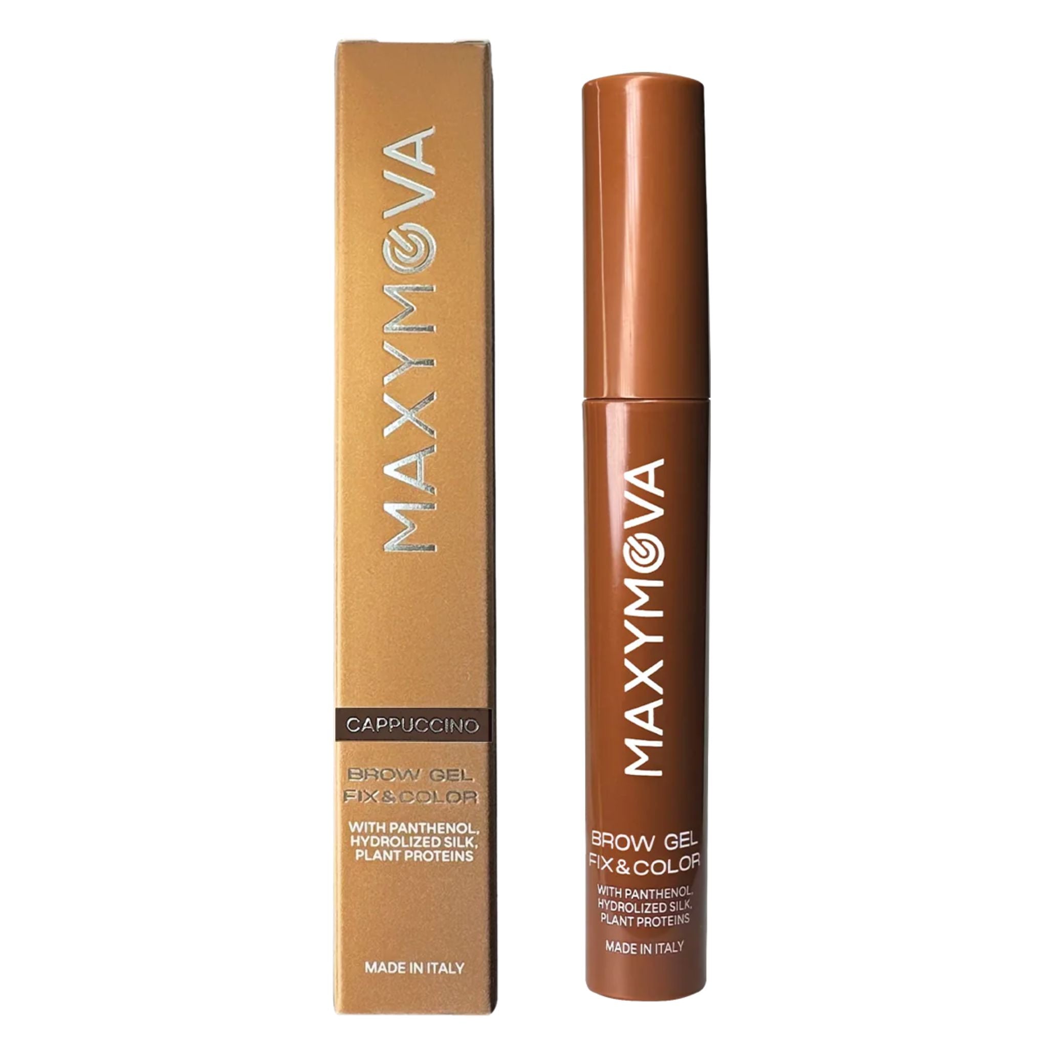 MBrow Gel collectie Fix & Go transparante gel en Fix & Color getinte gels in Cappuccino, Cacao en Moka