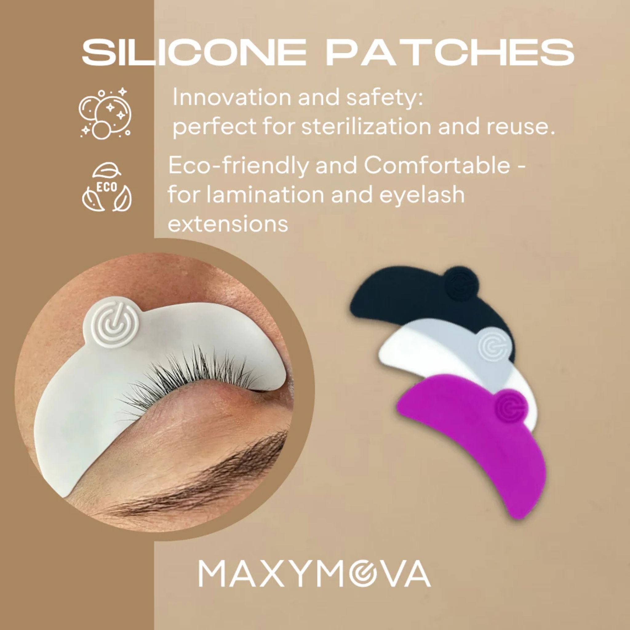 Maxymova | Reusable Sillicone Eye Patch - choose color Maxymova