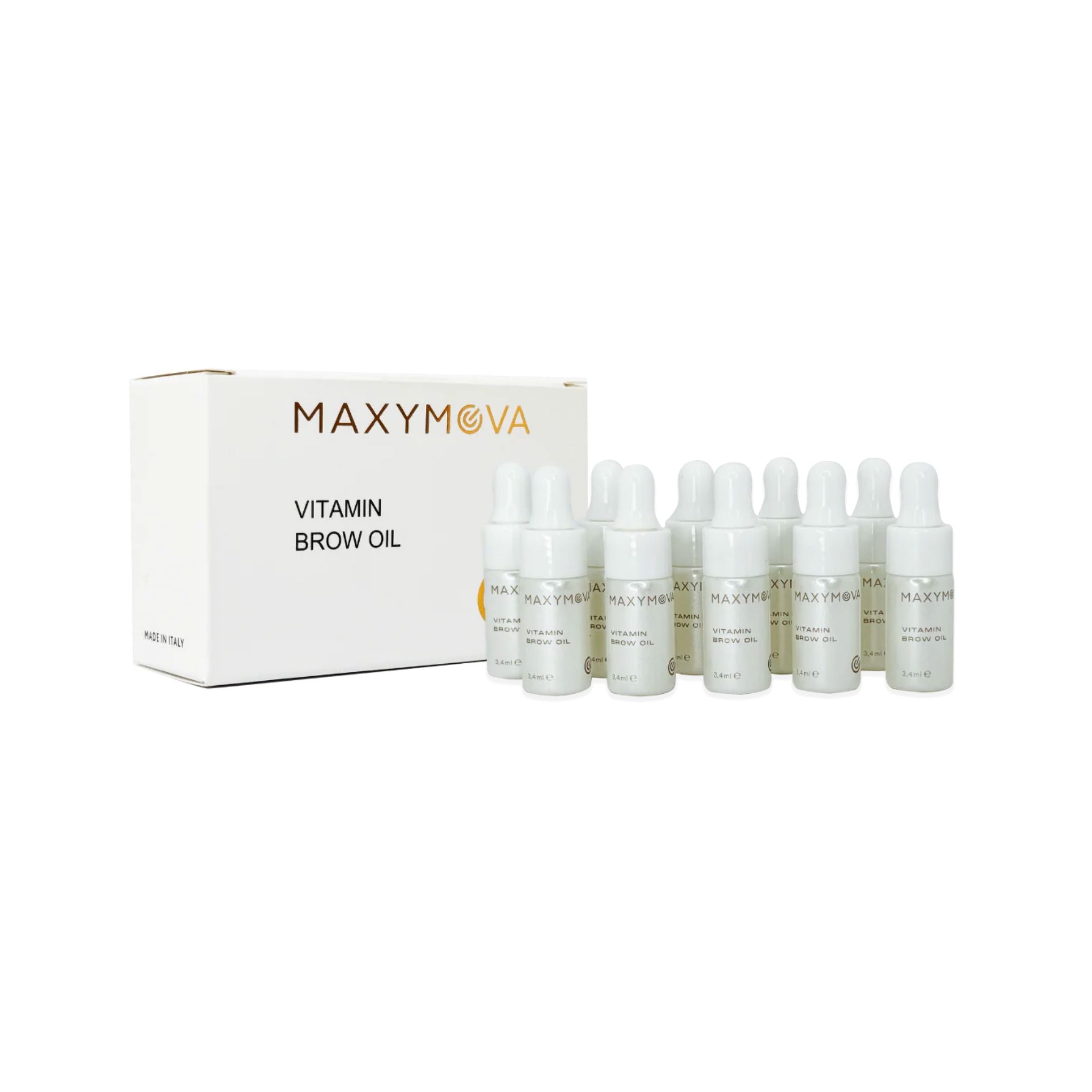 retail: MAXYMOVA | 10 pieces Vitamin Brow Oil - 3.4ml Maxymova