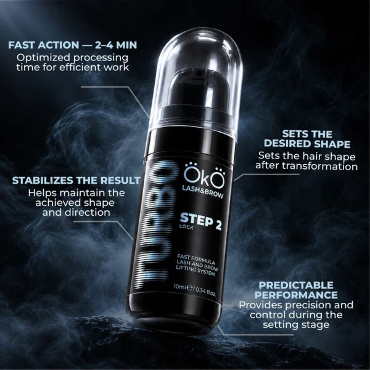 OKO TURBO Step 2 LOCK 10 ml voor lash en brow lamination