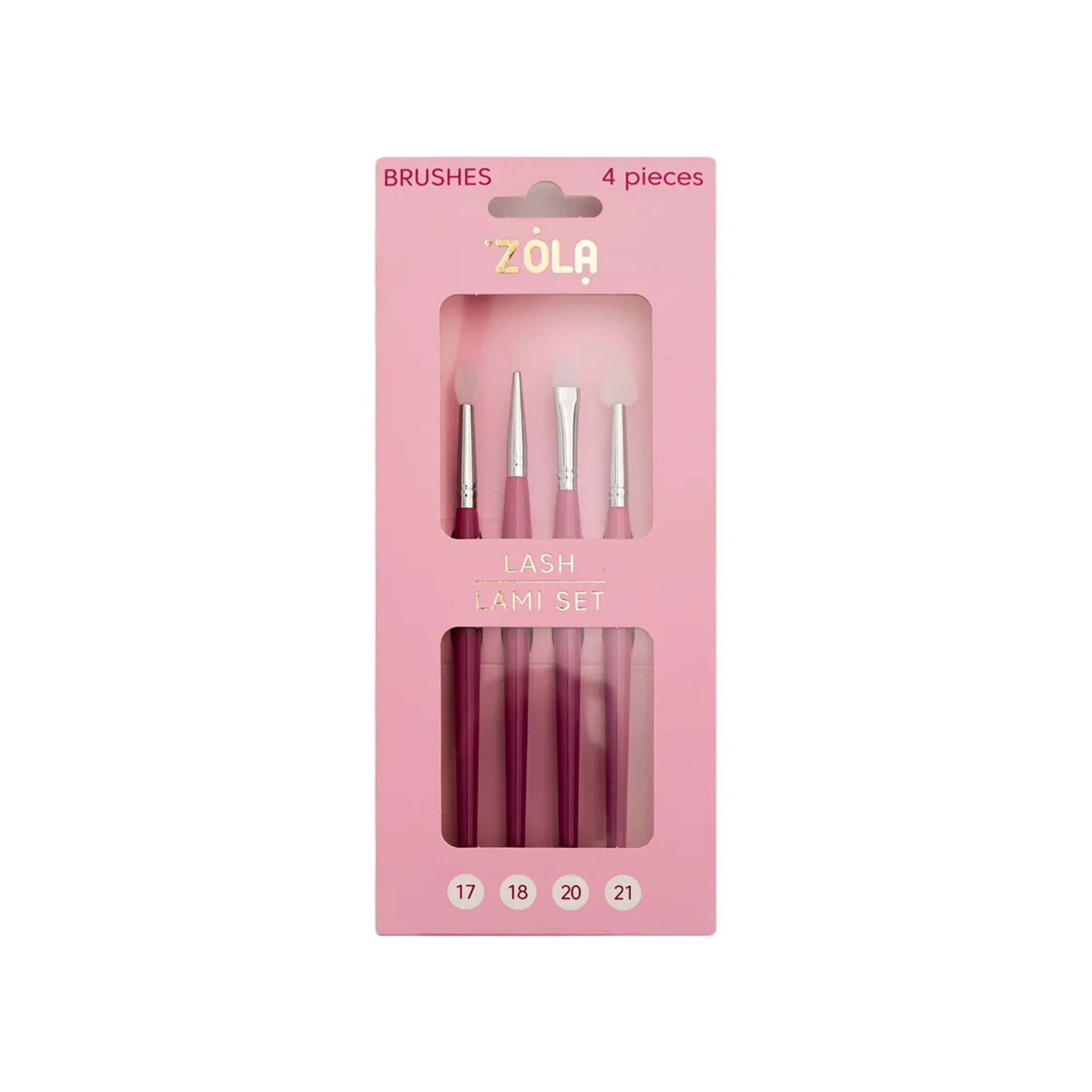 ZOLA | BRUSHES Lash Lami Set - 4 stuks ZOLA
