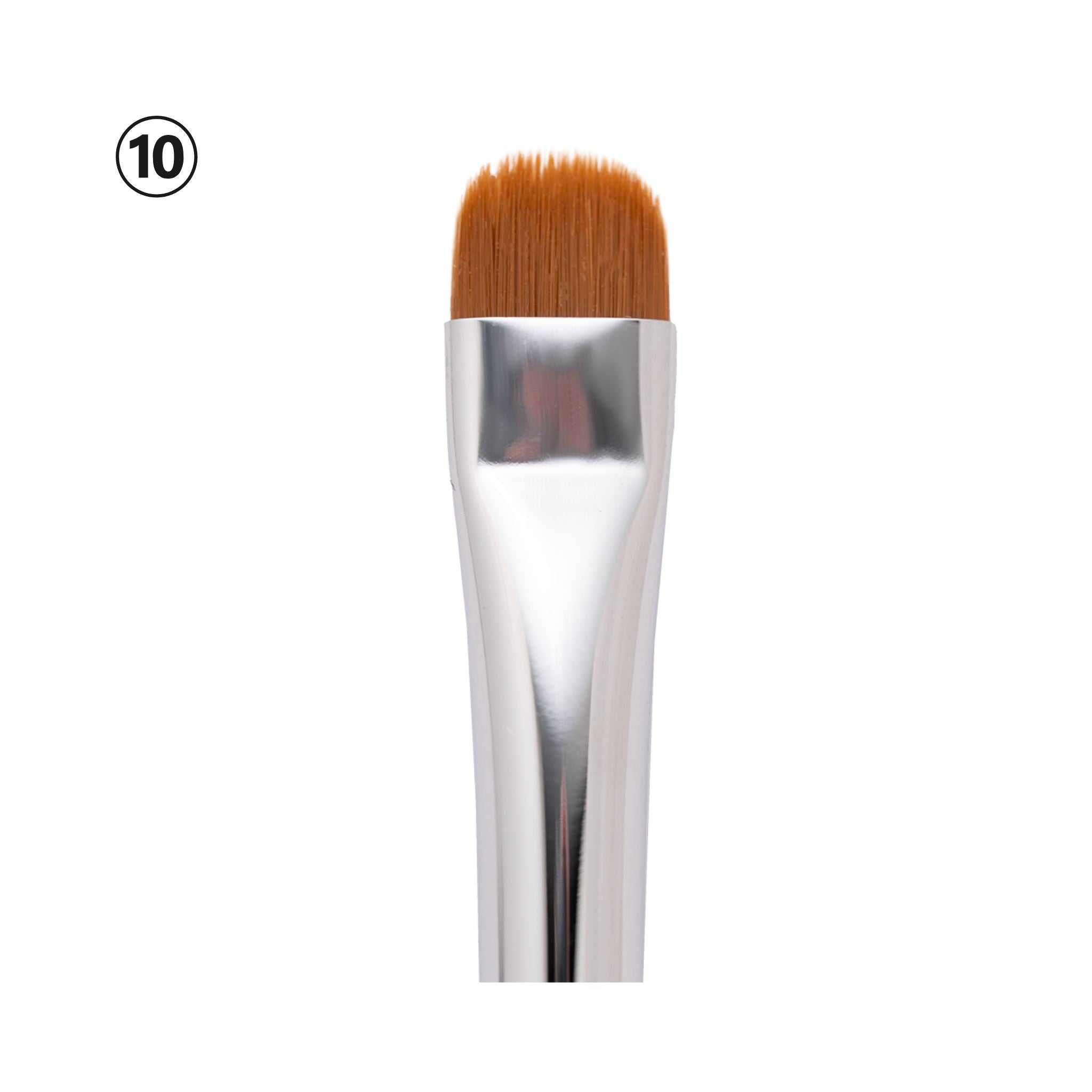 Zola Eyebrow Brush 10 brede ovale kwast voor kleur en verzorging, ideaal voor professioneel gebruik
