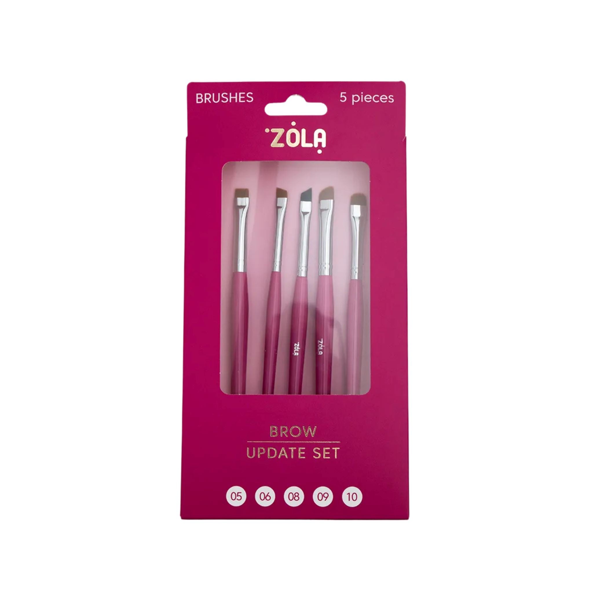 ZOLA | BRUSH SET Brow Update - 5 stuks zola ZOLA