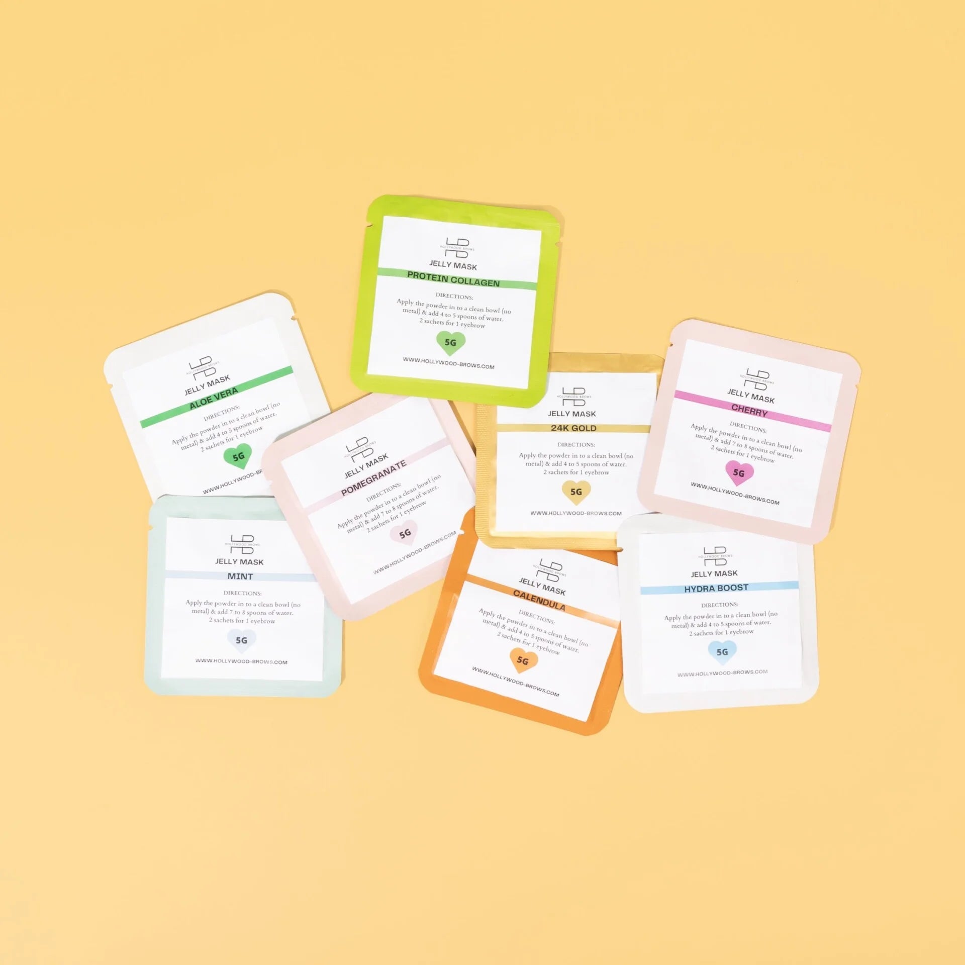 HOLLYWOOD BROWS | HYDRO JELLY MASK - 10 gram Hollywood Brows