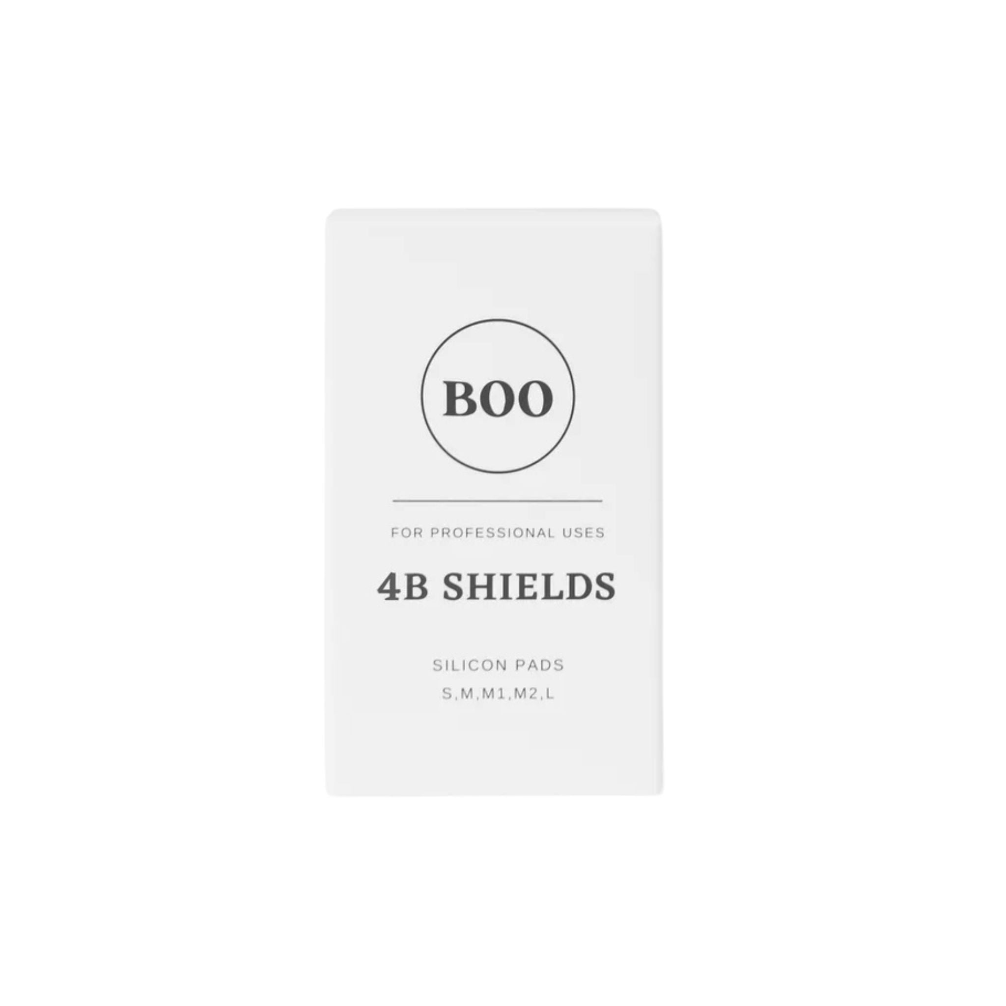 Set 4B wimperlifting shields met verhoogde rand voor perfecte lift en ondersteuning van lange wimpers, 10 stuks per verpakking.