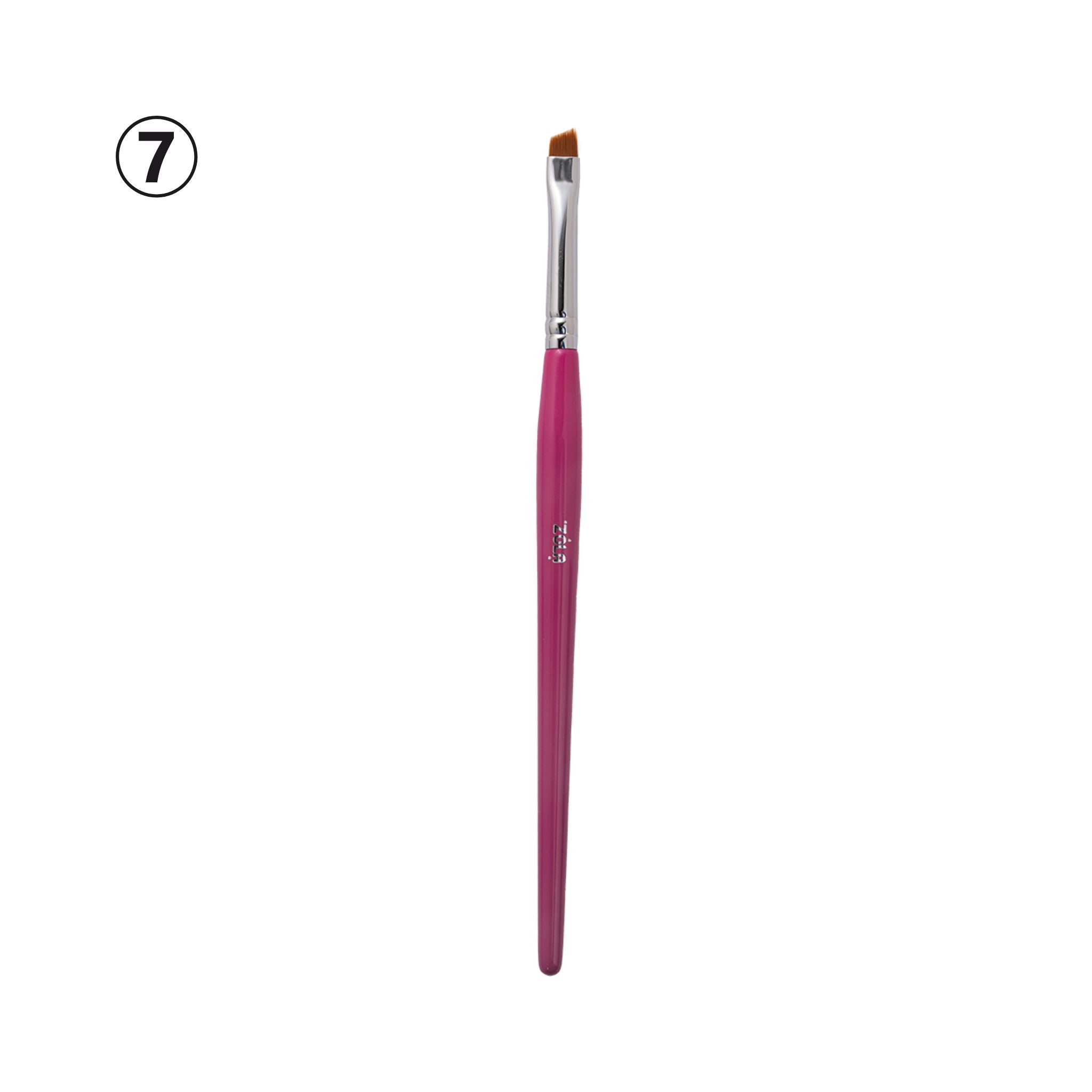 ZOLA Brow Update Set 4 professionele kwasten voor verf, henna, bleach en brow care
