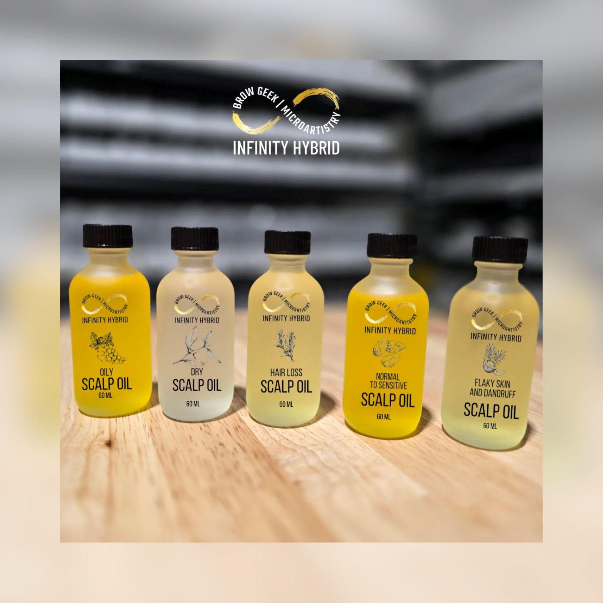 INFINITY | LUXURY SCALP OILS - Set of 5 x 60ml infinity