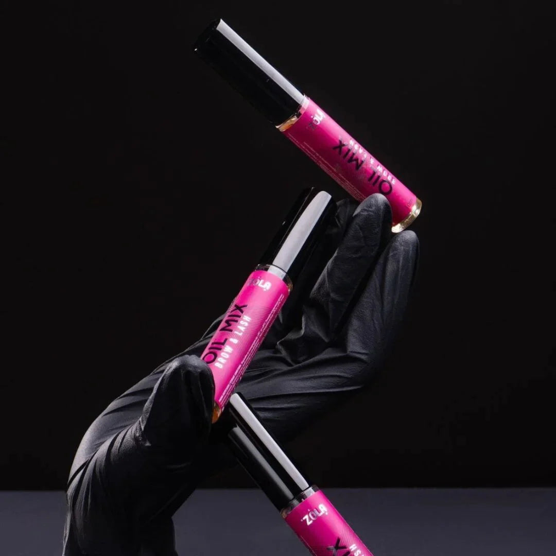 ZOLA Aftercare Oil 10ml voedende olie voor wenkbrauwen en wimpers met 9 oliën, calendula, vitamine E en rozemarijnextract.