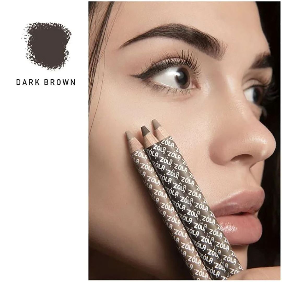 ZOLA powder eyebrow pencils voor zachte, gelijkmatige wenkbrauwkleur. Verkrijgbaar in 4 tinten van blond tot donkerbruin.