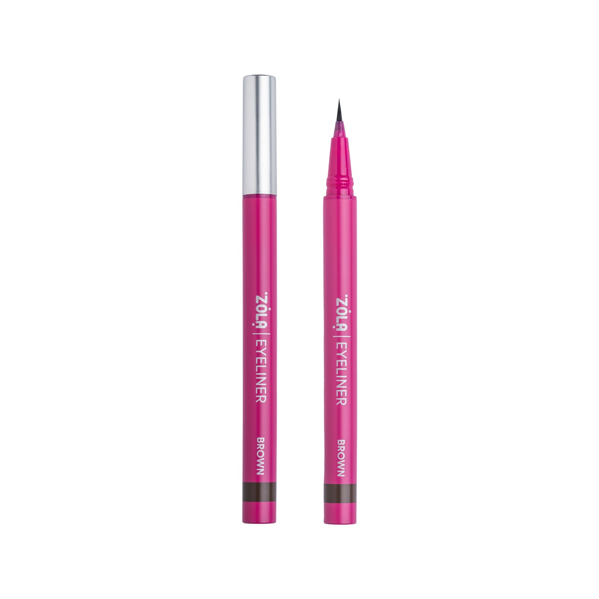 Bruine eyeliner van zola cosmetics