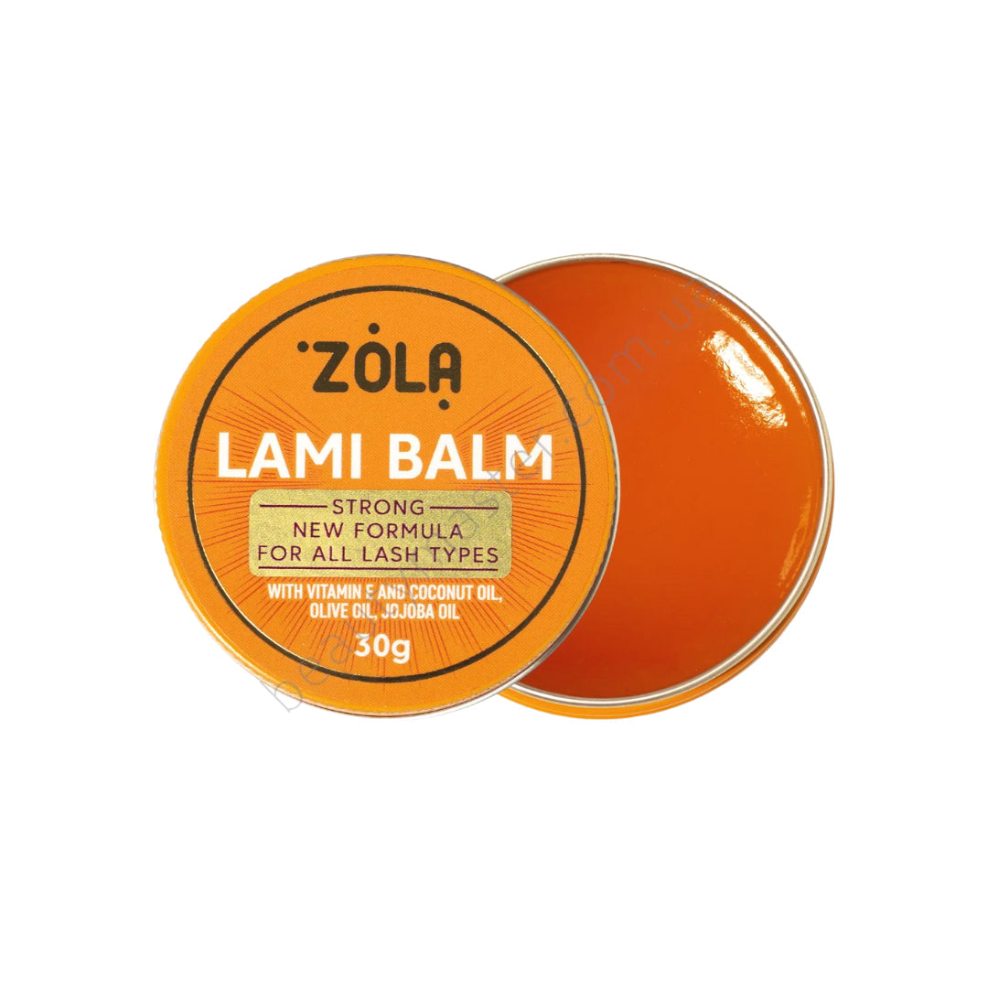 ZOLA Lami Balm – hydrateert en voedt wimpers tijdens de lash lift procedure. Verkrijgbaar in 15 en 30 gram.