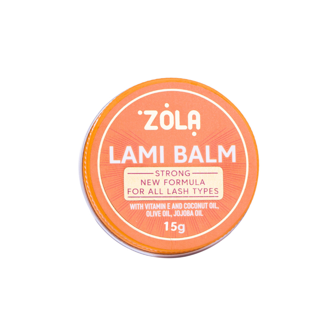 ZOLA Lami Balm – hydrateert en voedt wimpers tijdens de lash lift procedure. Verkrijgbaar in 15 en 30 gram.