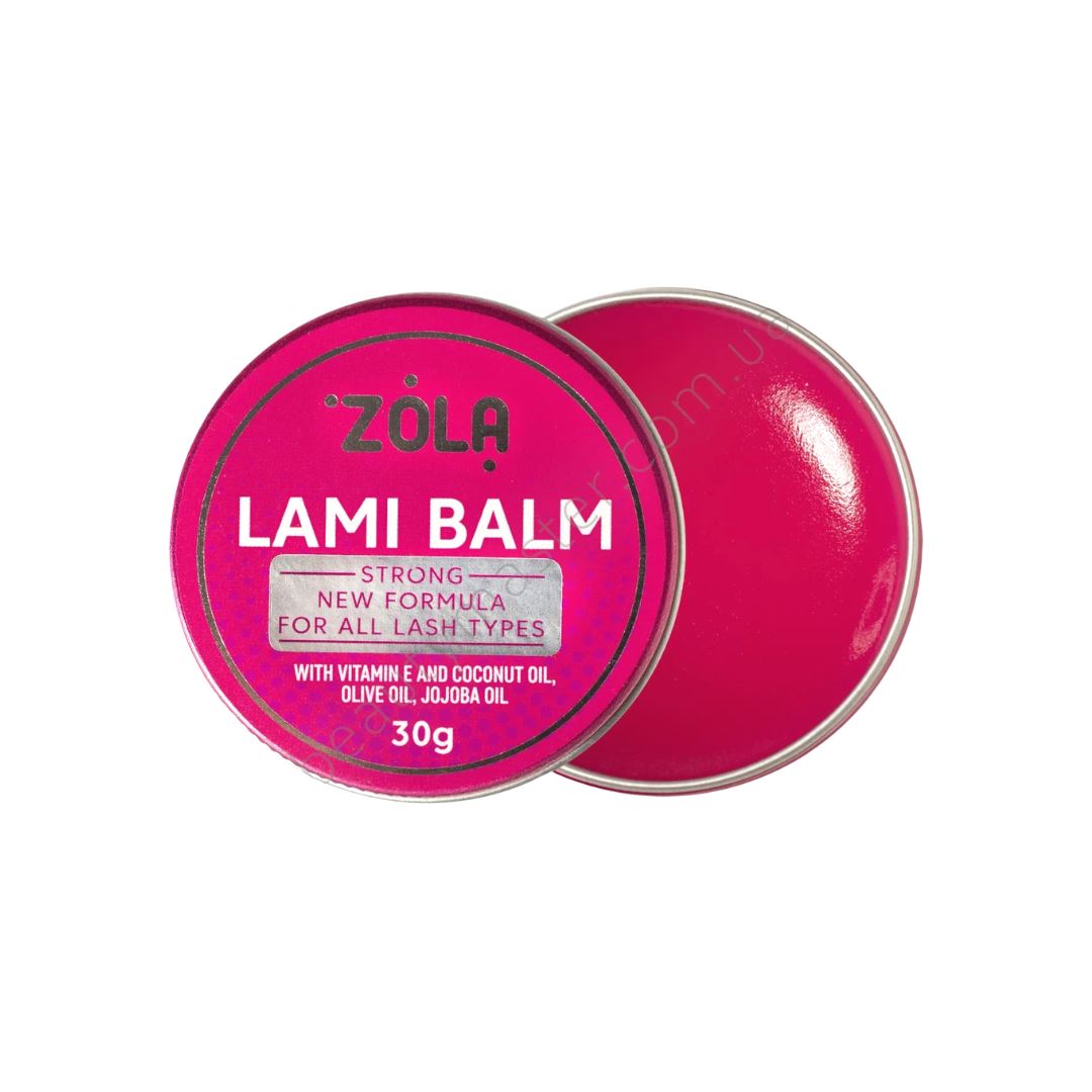 ZOLA Lami Balm hydrateert, voedt en fixeert wimpers tijdens de lash lift procedure. Verkrijgbaar in 15 en 30 gram.