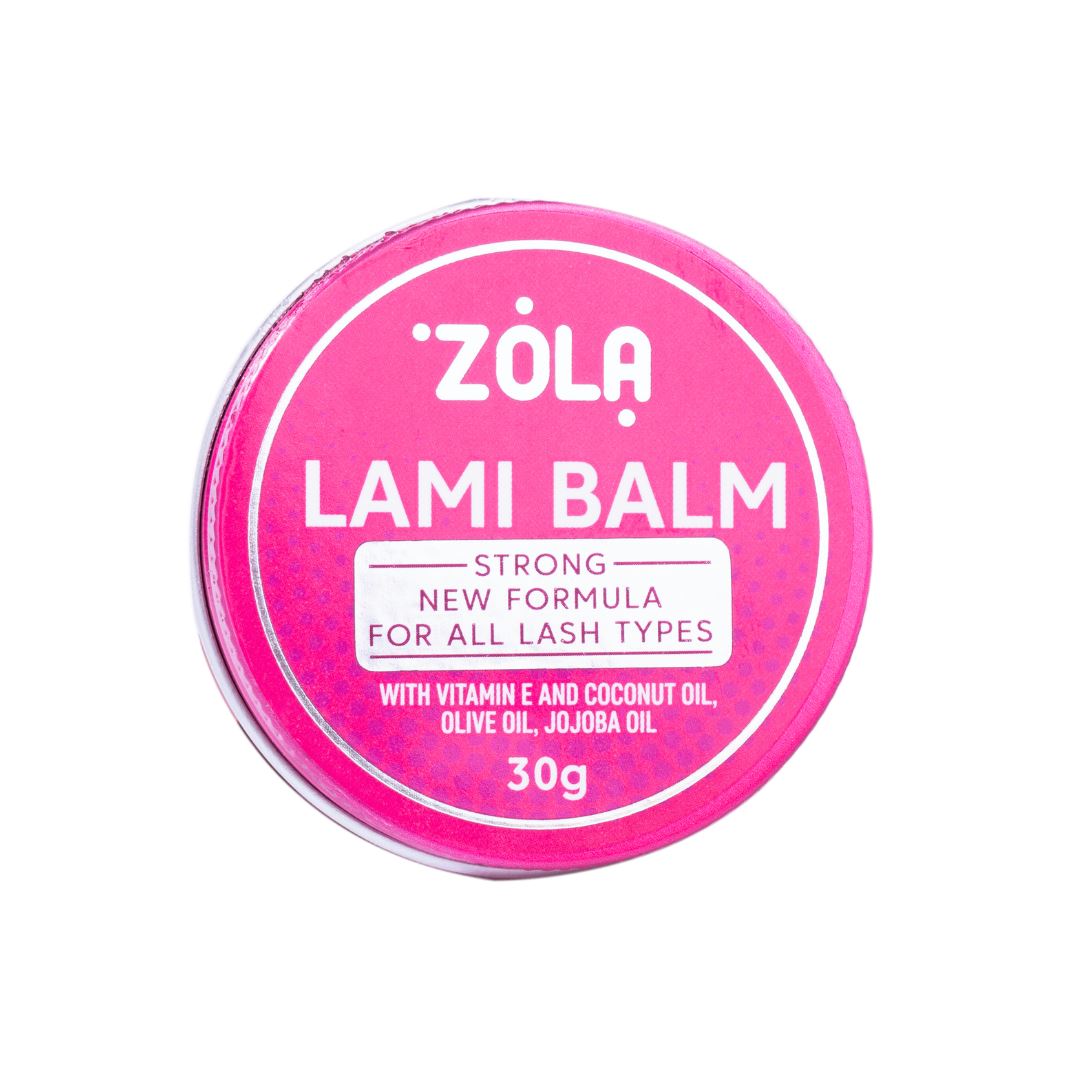ZOLA Lami Balm hydrateert, voedt en fixeert wimpers tijdens de lash lift procedure. Verkrijgbaar in 15 en 30 gram.