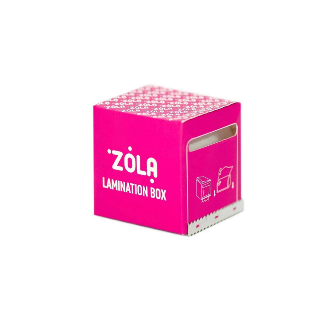 ZOLA plastic folie voor brow lamination en brow maskers. Handig doosje met afscheurfunctie voor snel en efficiënt werken.