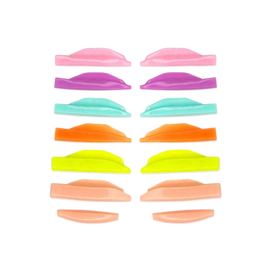 ZOLA Rainbow L-Curl Shields 6 maten + 1 paar voor onderste wimpers, ultrazacht silicone voor lift en krul.