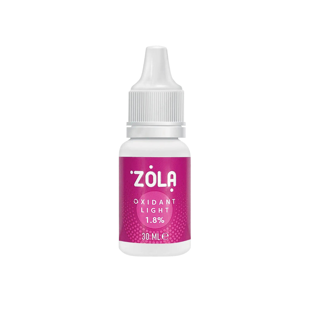ZOLA Oxidant 1.8% voor zacht kleuren van wimpers en wenkbrauwen na lashlift of brow lamination.