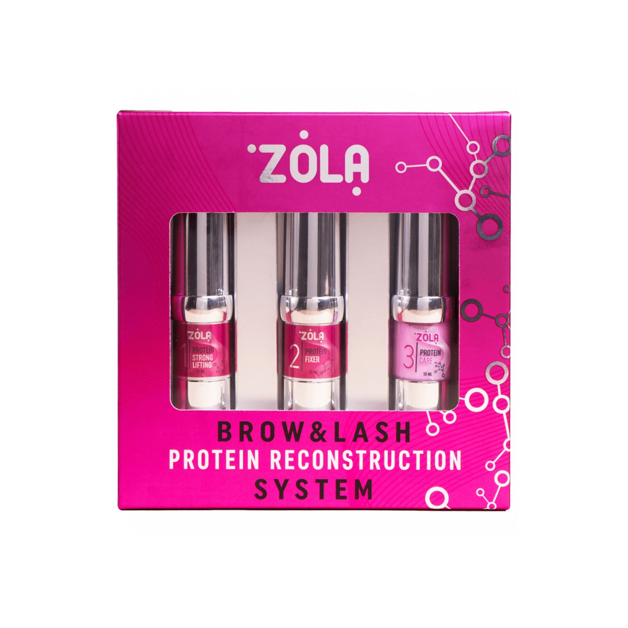ZOLA PROTEIN RECONSTRUCTION wetenschappelijk ontwikkeld lamination product voor brow & lash lamination. Beschermt en voedt haartjes optimaal.
