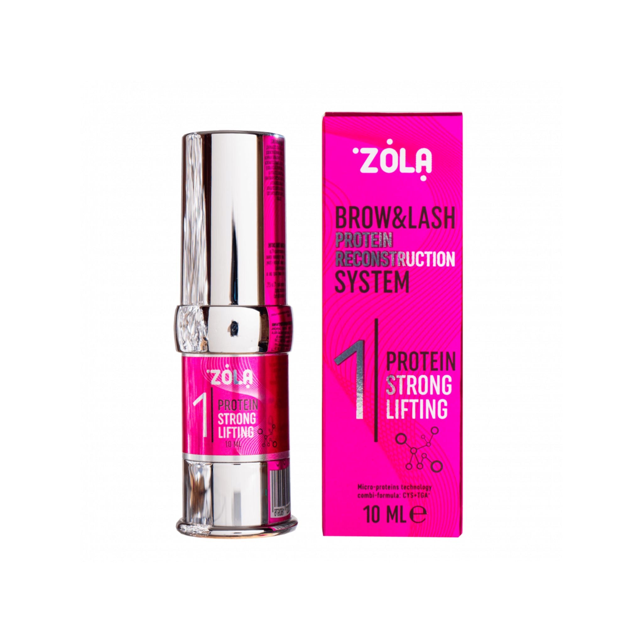 ZOLA PROTEIN RECONSTRUCTION wetenschappelijk ontwikkeld lamination product voor brow & lash lamination. Beschermt en voedt haartjes optimaal.