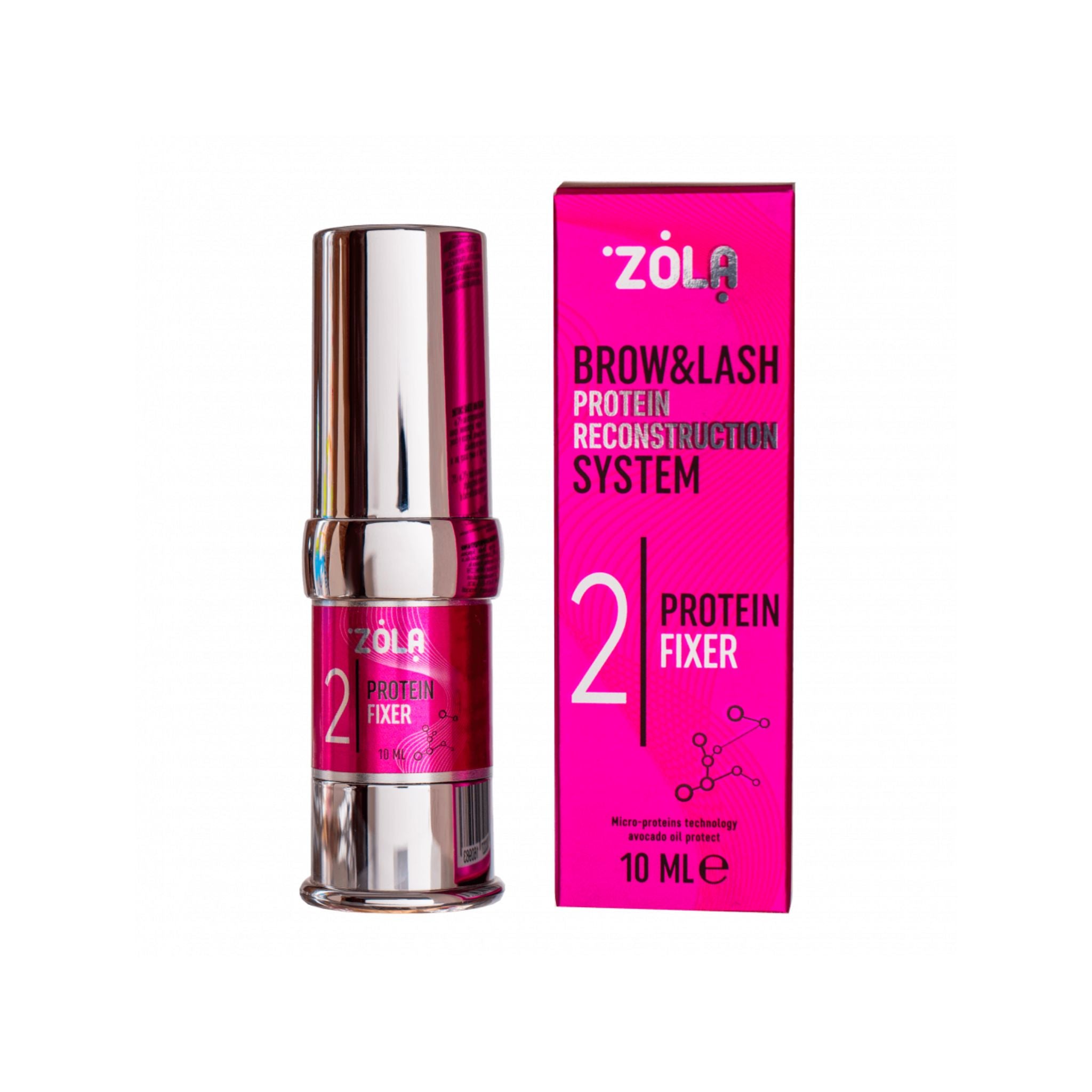 ZOLA STEP 2 Protein Fixer – tweede stap van het protein lamination systeem. Beschermt en voedt haartjes optimaal tijdens brow & lash lamination.