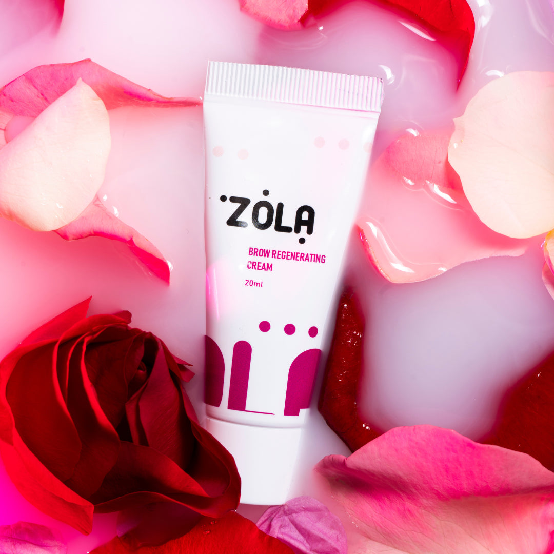 ZOLA Regenerating Eyebrow Cream vermindert roodheid, gevoeligheid en irritatie van de huid na brow behandelingen. Inhoud 20 ml.