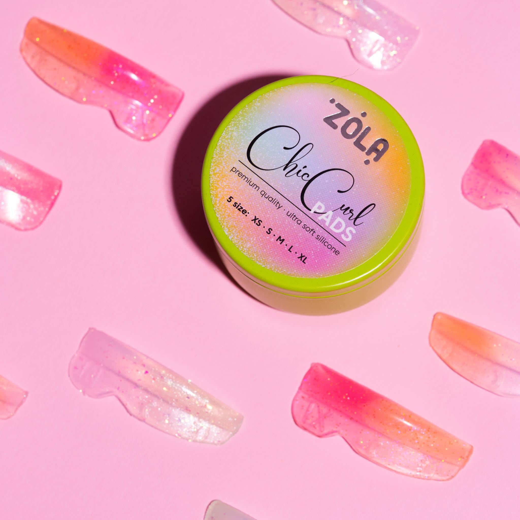 Chic Curl Shields Set van 5 maten in Teardrop vorm voor een natuurlijke lift vanaf de wimperwortels
