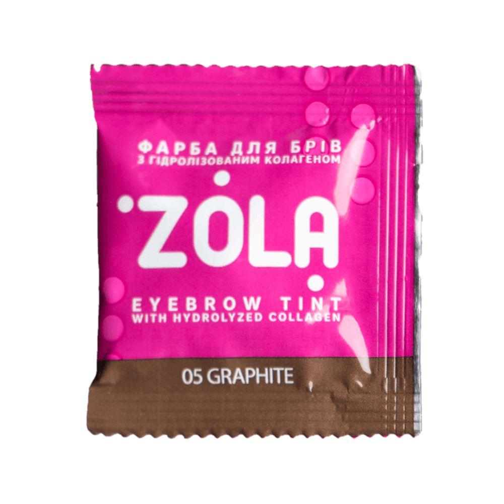 ZOLA | EYEBROW TINT WITH COLLAGEN 05 GRAPHITE 5ML SACHET ZOLA 