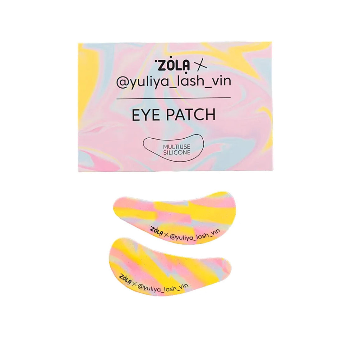 ZOLA x Yulia Lash Vin EYEPATCHES | Geel-blauw-roze ZOLA 