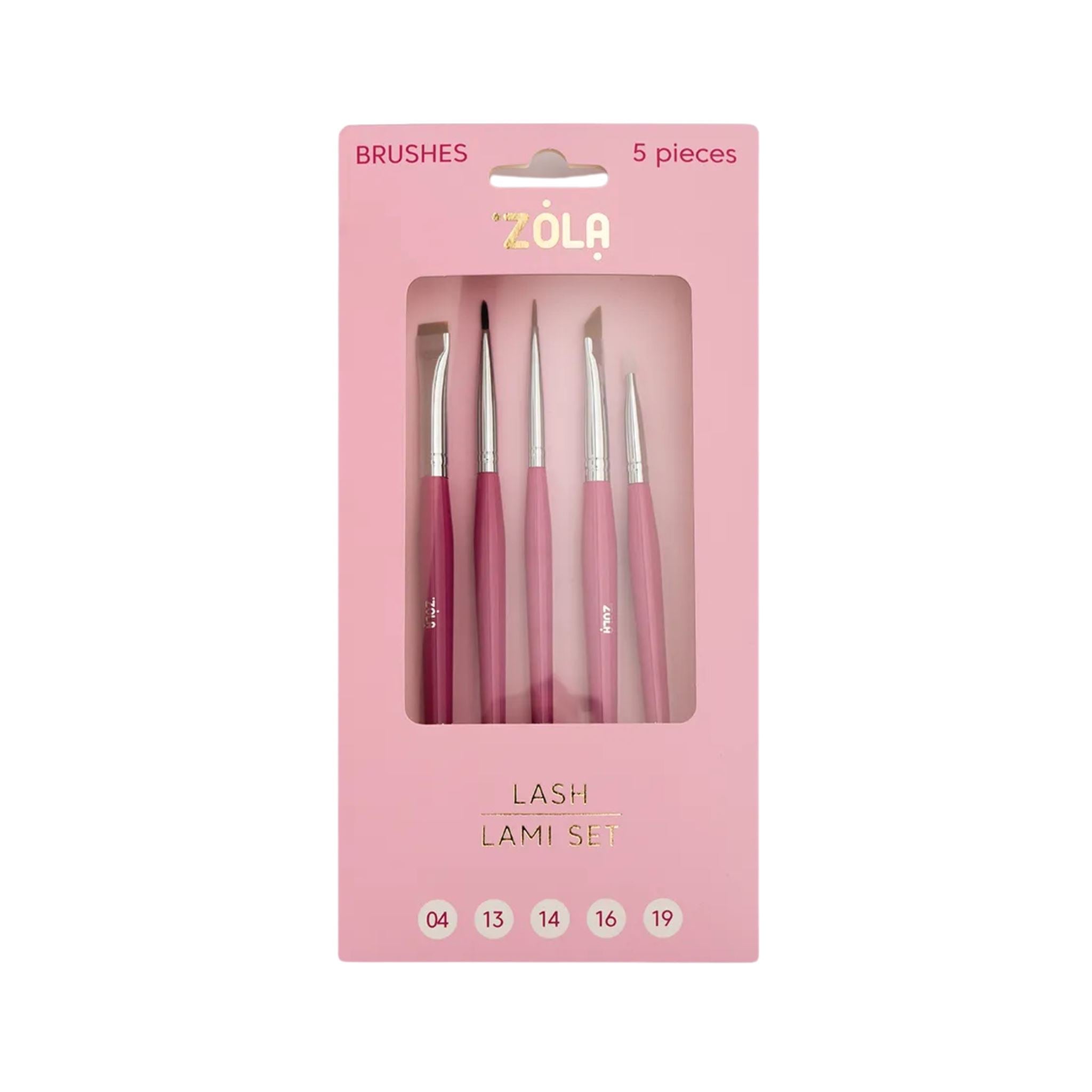 ZOLA | BRUSHES Lash Lami Set - 5 stuks ZOLA 