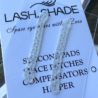 LASH SHADE | LASH LIFT COMPENSATORS Lash Shade Zilver + Glitters met gaatjes 