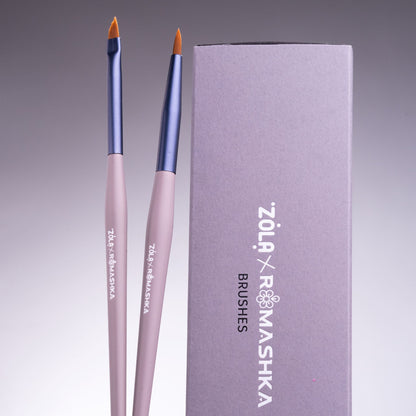 ZOLA x ROMASHKA | BRUSH SET FOR LASHES &amp; BROWS ZOLA 